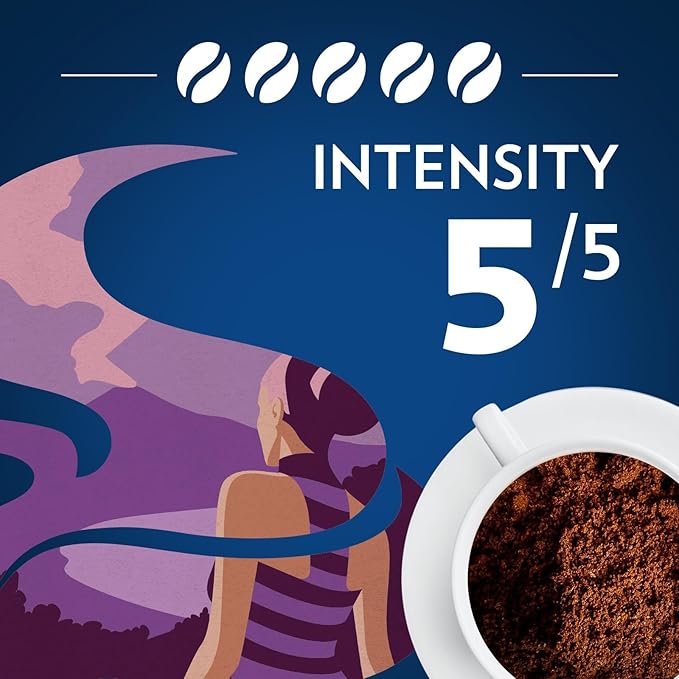 Lavazza Italian Roast Ground Coffee 6 Bags of 12oz, Dark Roast, Strong and Bold Taste, Intensity