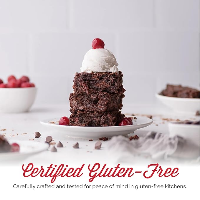 Otto's Naturals Grain-Free Classic Brownie Mix, 11.1 Oz., 6 Pack, Top 9 Allergen-Free, Organic