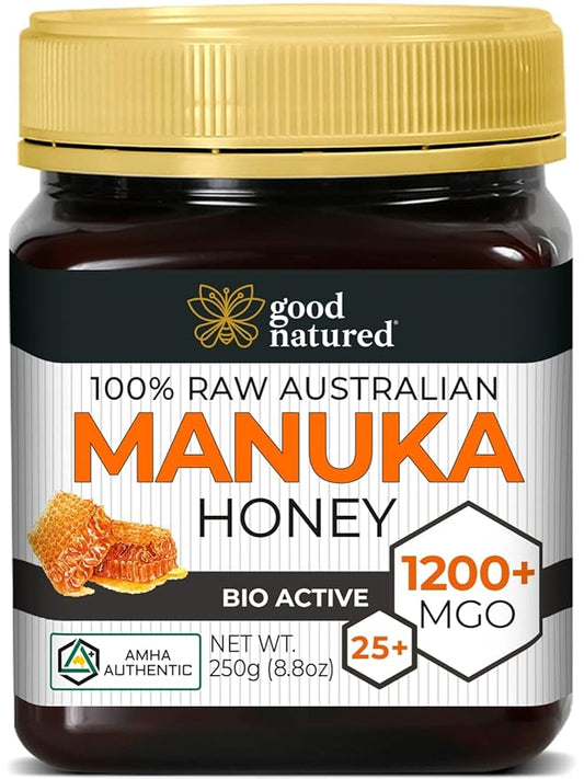 Good Natured Manuka Honey (MGO 1200+) - Highest Grade Raw Manuka Honey Medical Grade, Non-GMO