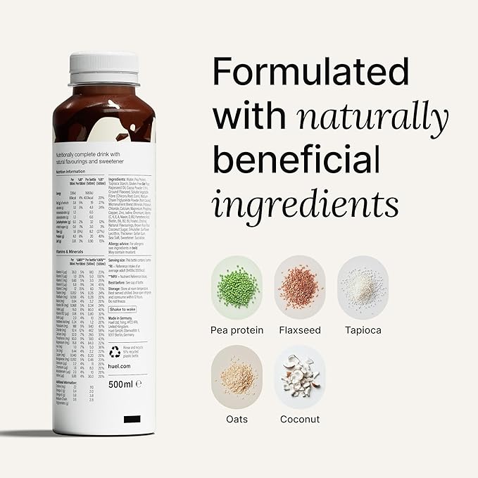 Huel Ready-to-Drink | Chocolate Meal Replacement Drink | High Protein Drink | Nutritionally