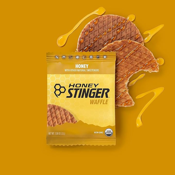 Honey Stinger Organic Honey Waffle, Energy Stroopwafel for Exercise, Endurance and Performance