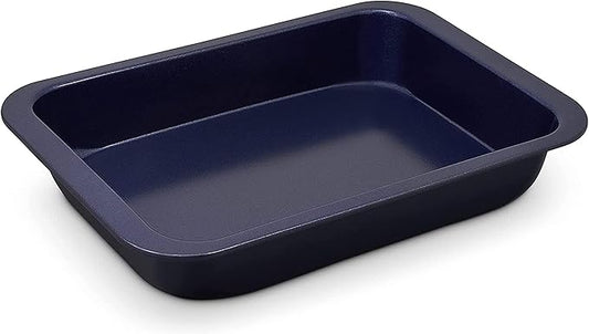 Zyliss E980190 Non-Stick Oven Tray | 30cm x 20cm | Carbon Steel | Dark Blue | Baking