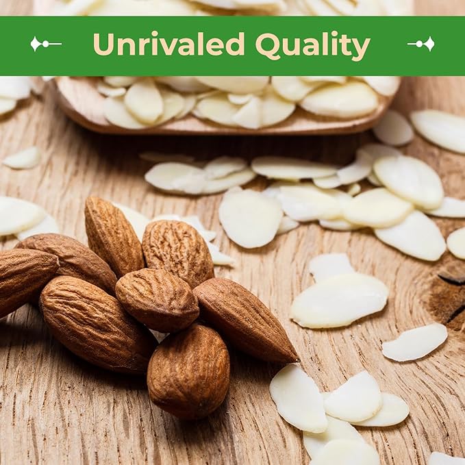 Sincerely Nuts – Raw Natural Sliced Almonds | 2 Lb. Bag | Delicious Guilt Free Snack | Low Calorie