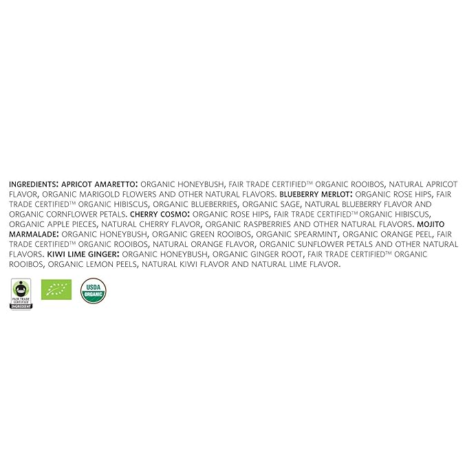 Tea Forte Single Steeps Loose Leaf Herbal Retreat Premium Tea Sampler 15 Count 3 of Each Assorted