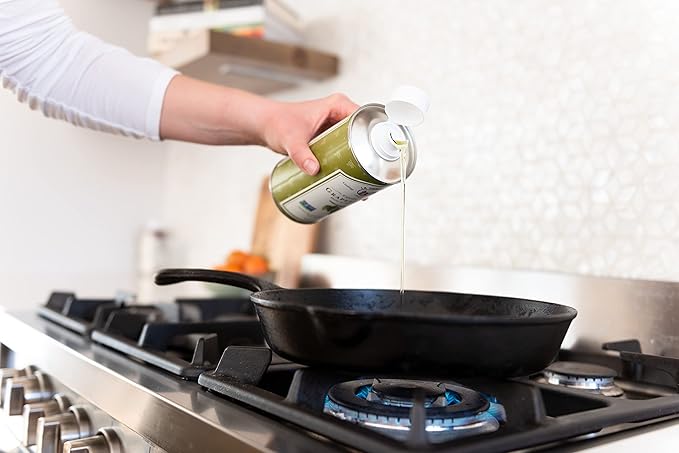 La Tourangelle, Expeller-Pressed Grapeseed Oil, High Heat Neutral Cooking Oil, Cast Iron Seasoning