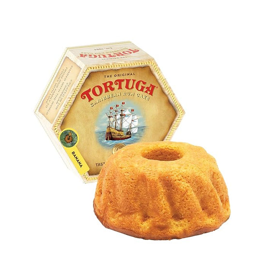 TORTUGA Caribbean Banana Rum Cake - 32 oz Rum Cake - The Perfect Premium Gourmet Gift for Stocking
