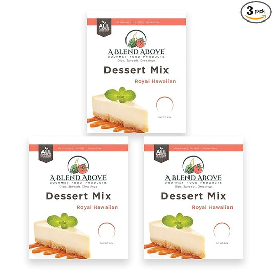 A Blend Above Royal Hawaiian Cheesecake Mix - No-Bake Desserts, All Natural, Vegan, Gluten Free, No