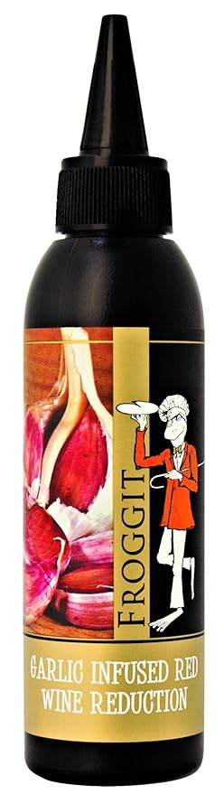 Castillo de Pinar Garlic Infused Red Wine Vinegar Reduction 150ml by Froggit Non GMO