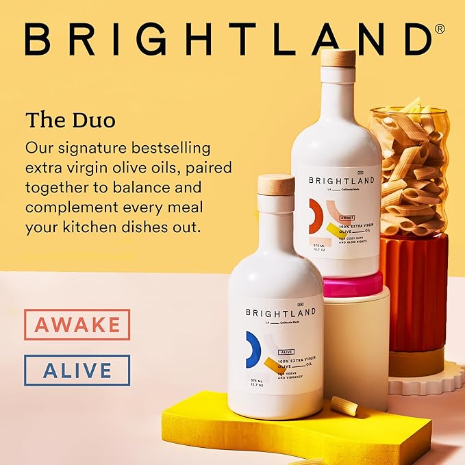 Brightland California Olive Oil Extra Virgin, The Duo ??First Cold-Pressed Olive Oil Made with