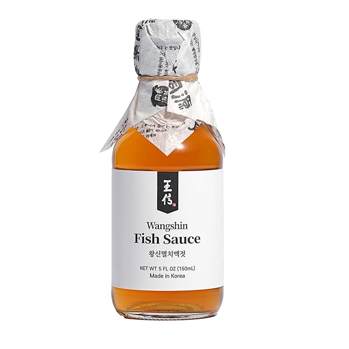 Wangshin Fish Sauce (5 fl oz/Aged 2 years) - Anchovy and Salt Fermented in a Korean Traditional
