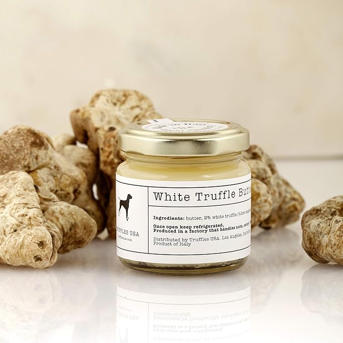 TRUFFLES USA White Truffle Butter 2.82 oz - Italian Truffle Butter from Fresh Italian Truffles