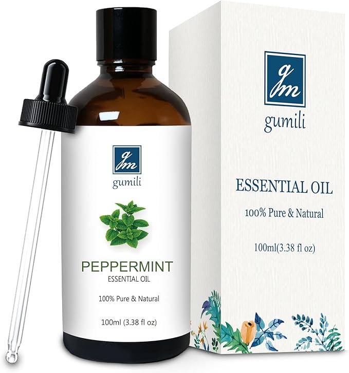 Peppermint Oil for Diffuser, Hair, Spray, Soap, Body Wash, 100% Pure Peppermint Essential Oil