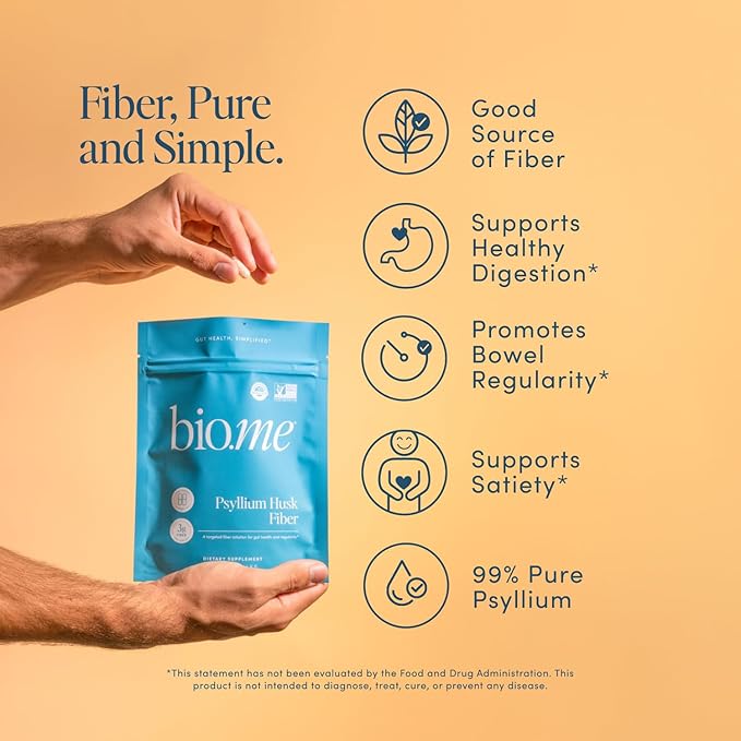Psyllium Husk Fiber Capsules 2pk - Gluten-Free Fiber Supplement for Women & Men - Psyllium Husk