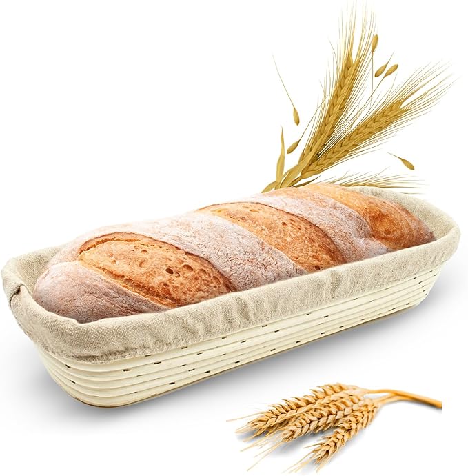 Banneton Bread Proofing Basket Sourdough Proofing Basket for Beginners & Professional Bakers