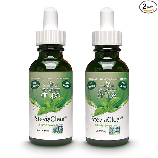 SweetLeaf Sweet Drops- Flavored Stevia Liquid Sweetener, Organic Stevia Extract, Zero Calorie