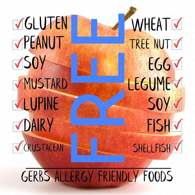 Gerbs Dried Apple Slices 1 lb. | Unsulfured, No Sugar Added, Preservative-Free | Naturally Sweet &