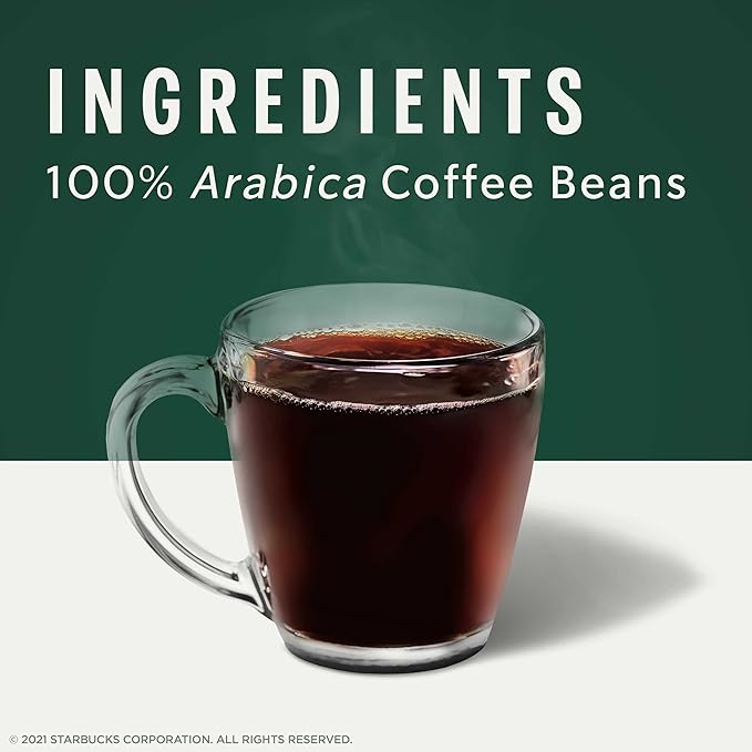 Starbucks K-Cup Coffee Pods, Starbucks Blonde Roast Coffee, Veranda Blend for Keurig Brewers, 100%
