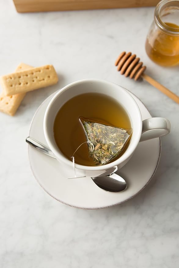 Two Leaves and a Bud Organic Chamomile Tea Bags, Naturally Caffeine Free, Whole Leaf Herbal
