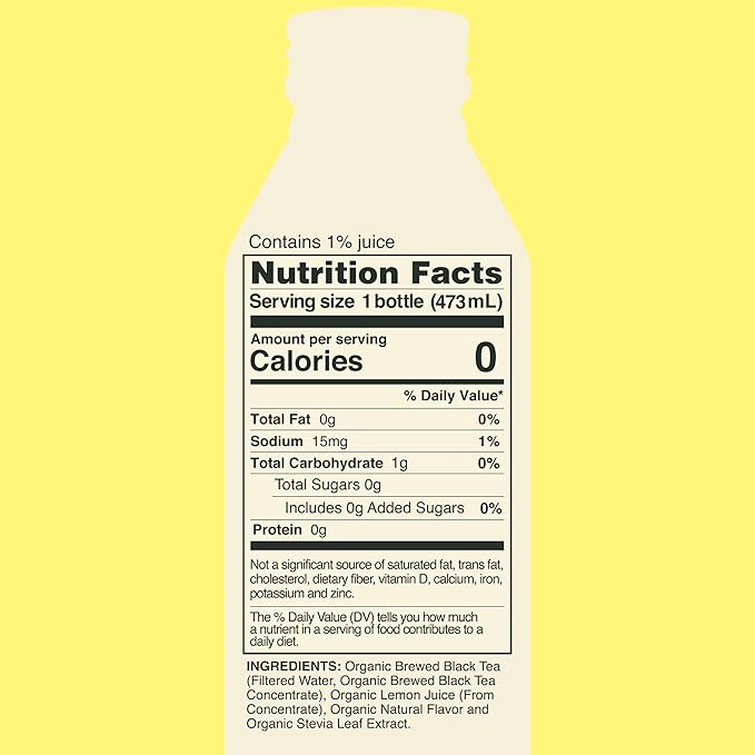 Saint James Iced Tea - Organic Black Tea - Non-GMO, Gluten Free, Zero Calorie, Zero Sugar - Classic