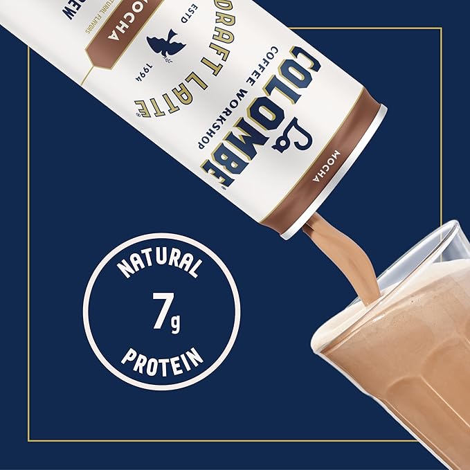 La Colombe Coffee, Mocha Draft Latte, 11 fl oz Cans (Pack of 12), Coffeehouse Quality Cold Brew