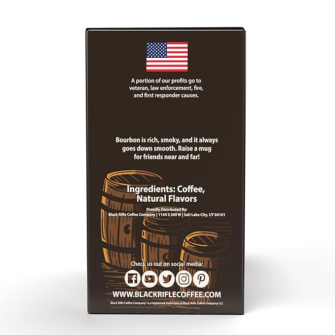 Black Rifle Coffee Company Medium Roast K Cups - Single Serve K Cups Coffee Pods - Kcup Pods
