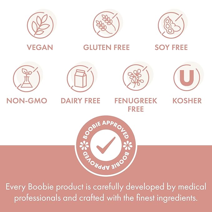 Boobie Bar Superfood Peanut Butter Lactation Bar for Breastfeeding Moms to Increase Milk Supply |