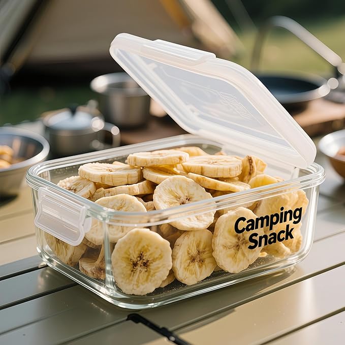 Premium Freeze-Dried Banana Slices 6oz (170g) - 100%, No Sugar Added | Crunchy Fruit Snacks for