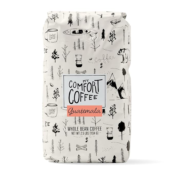 Mt. Comfort Coffee Guatemala Medium Roast, 2.5lb - Sourced From Small, Guatemalan Coffee Farms
