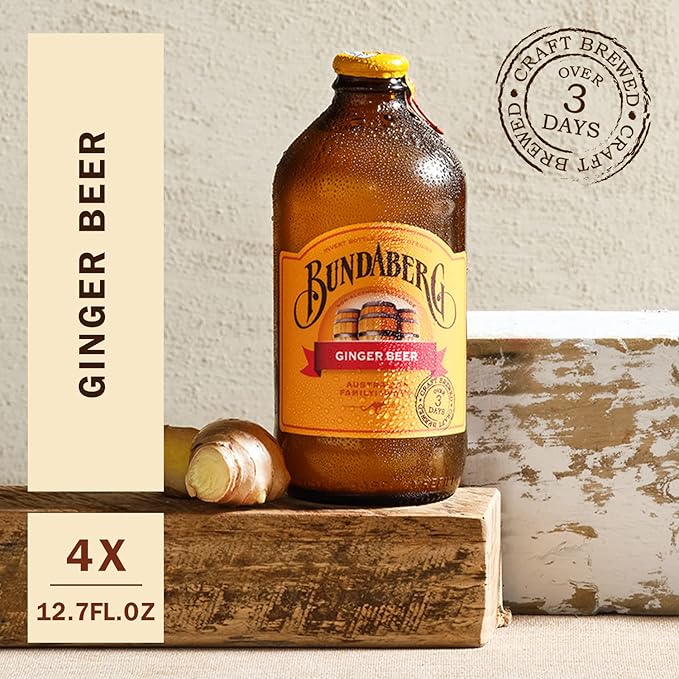 Bundaberg Ginger Beer, 12.7 Fl Oz (pack of 4)