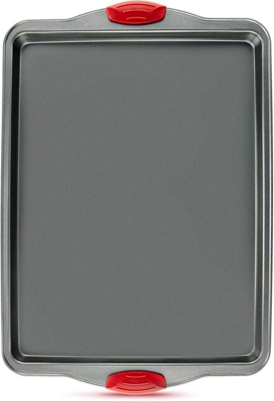 Boxiki Kitchen Nonstick Baking Sheet Pan – Heavy-Gauge Carbon Steel, Warp, Dent, and Rust-Resistant