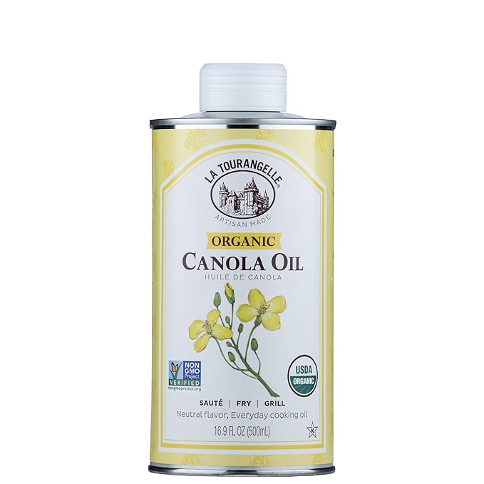 La Tourangelle, Organic Canola Oil, Expeller-Pressed Non-GMO Canola Seeds, Pesticide and Chemical