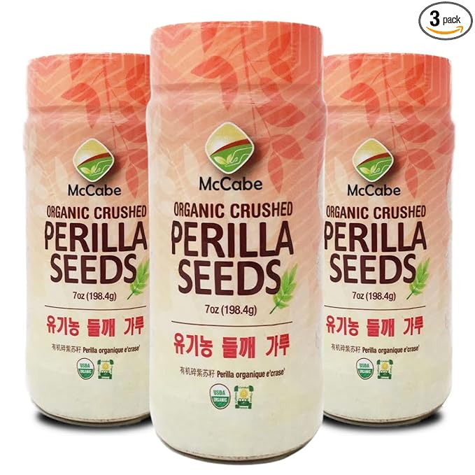 McCabe Organic Crushed Perilla Seeds - Perilla Seed Powder | Rich with Fiber & Minerals | USDA and