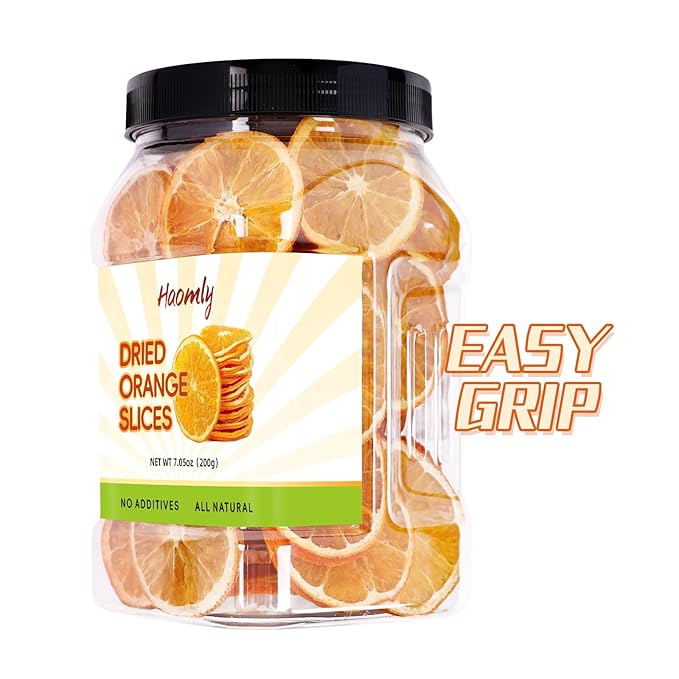 Haomly Dried Orange Slices,7oz(200g), Dehydrated Orange Slices,Natural Dehydrated Oranges For