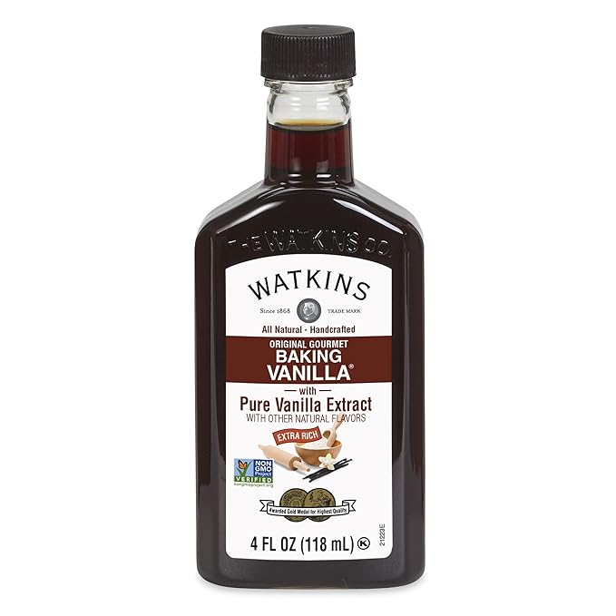 Watkins All Natural Original Gourmet Baking Vanilla Extract, 4 Fl Oz (Pack of 1)