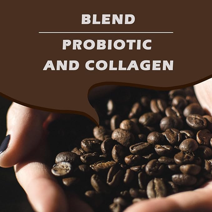 Collagen Coffee, Slim Instant Coffee Packets, Weight Loss, 12 Bags, Raw Materialare Imported from