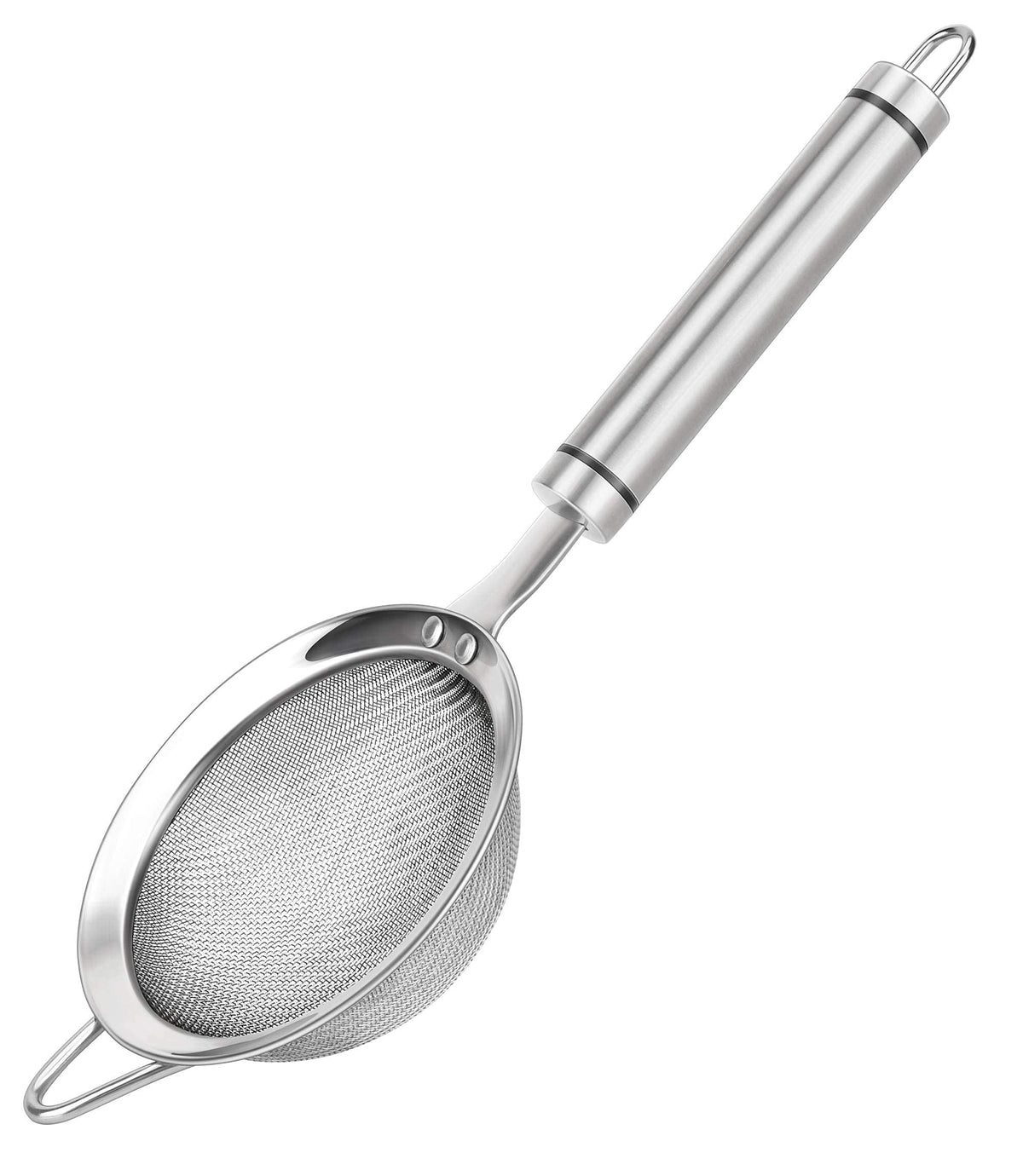 SUNWUKIN 304 Stainless Steel Fine Mesh Strainers for Kitchen, Colander-Skimmer with Handle, Sieve