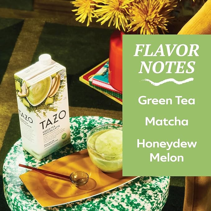 TAZO Tea Concentrate, Green Tea Matcha Latte, Organic Skinny Chai Latte, & Organic Chai Latte 32 Fl