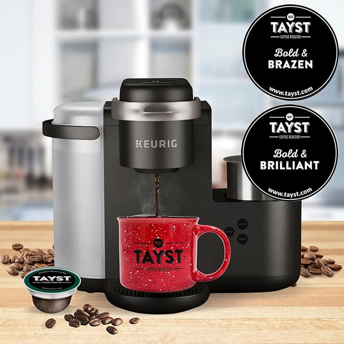 Tayst Coffee Pods, Bold Sampler Box Dark Roast, K Cups Compatible with Keurig Coffee Maker