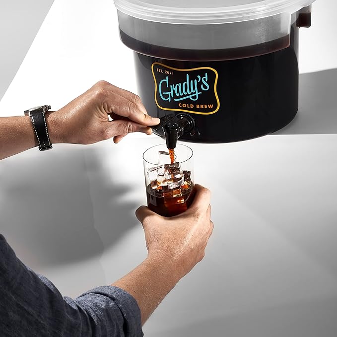 GRADY’S COLD BREW, New Orleans Style, 100% Arabica Ground Coffee & Chicory Pouches, 12 Bundles of 4