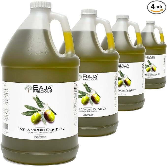 Baja Precious - Extra Virgin Olive Oil, Case of 4 X 1 Gallon Jugs
