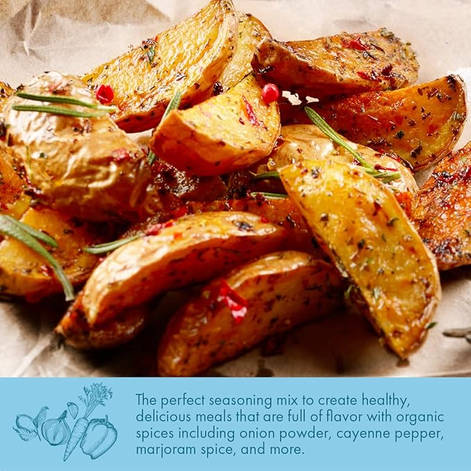 No Salt All Purpose Organic Seasoning, 100% Sodium Free, No MSG, For Vegetables, Chicken, Fish