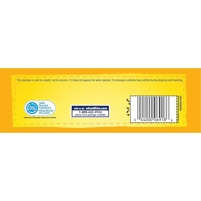 Wheat Thins Original Whole Grain Wheat Crackers, Party Size, 6 - 20 oz Boxes