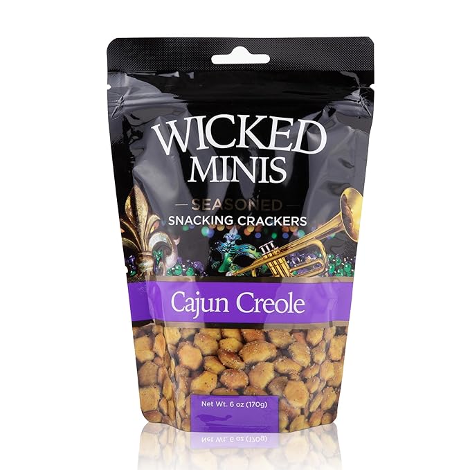 Wicked Minis Soup & Oyster Crackers - Saltine & Salted Flavored Mini Puffed Soup, Savory Snacking