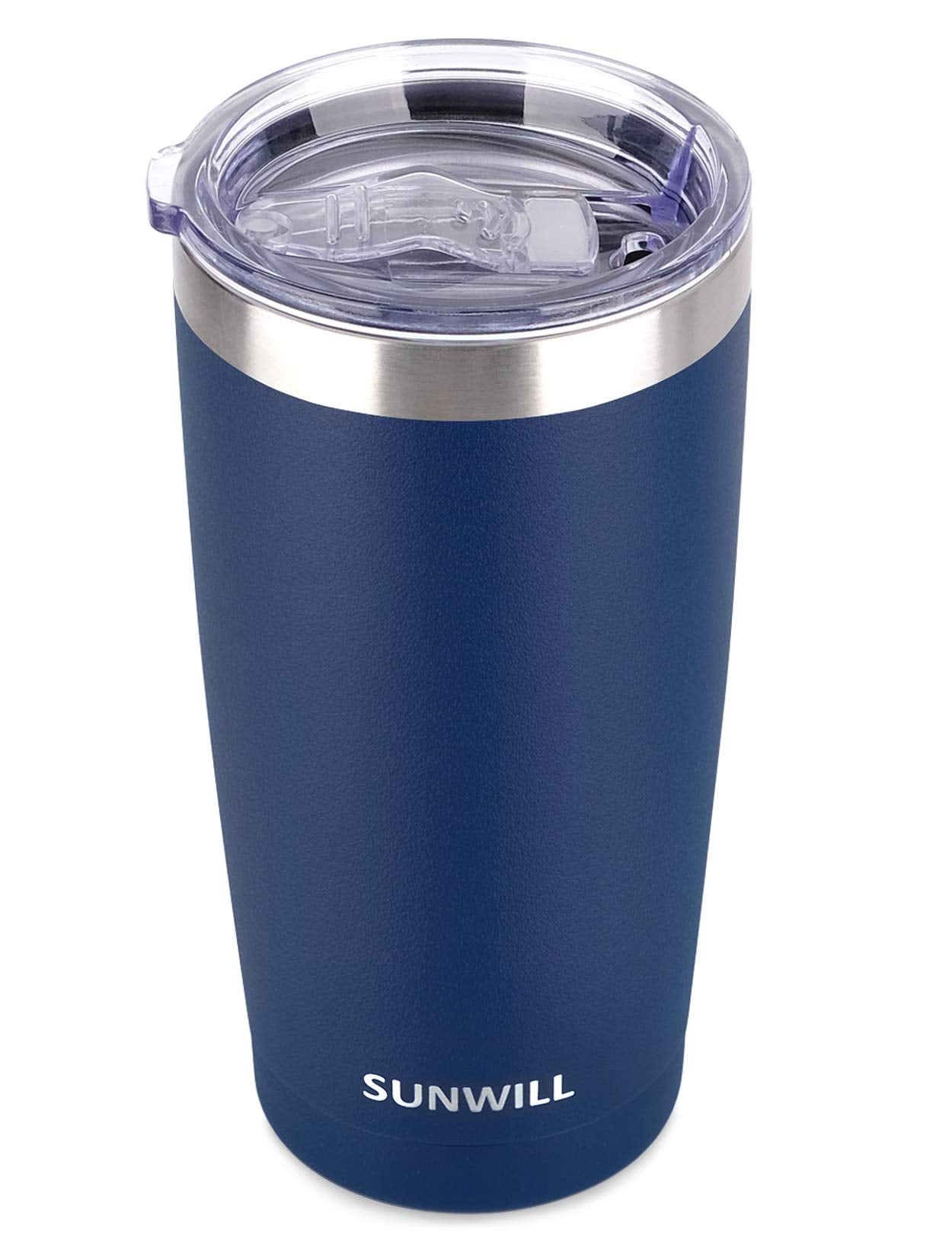 SUNWILL Travel Stainless Steel Tumbler – 20 oz, Navy