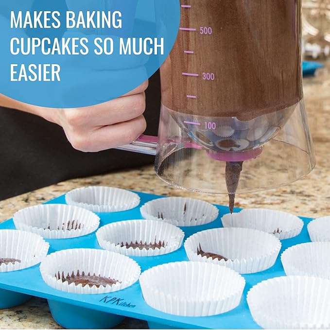 White Cupcake Liners Standard Size - 300-Pack Paper Baking Cups - Fits Perfectly Any Muffin Baking