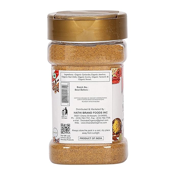 Dwaraka Organic - Chana Masala, 3.5oz, Healthy, Organic, Non GMO, All Natural