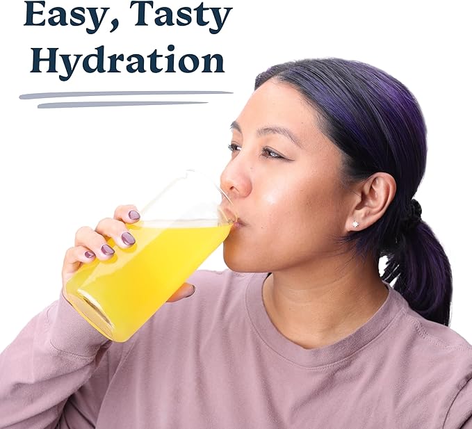 Drinklits Hydration Tablets - Electrolytes & Vitamins | Ginger-Lime and Orange - 2 Pack (20