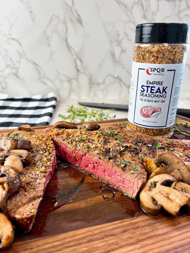Empire Steak Seasoning XL 12 Ounce Jar All Natural Premiere Meat Rub For all Chops and Cuts
