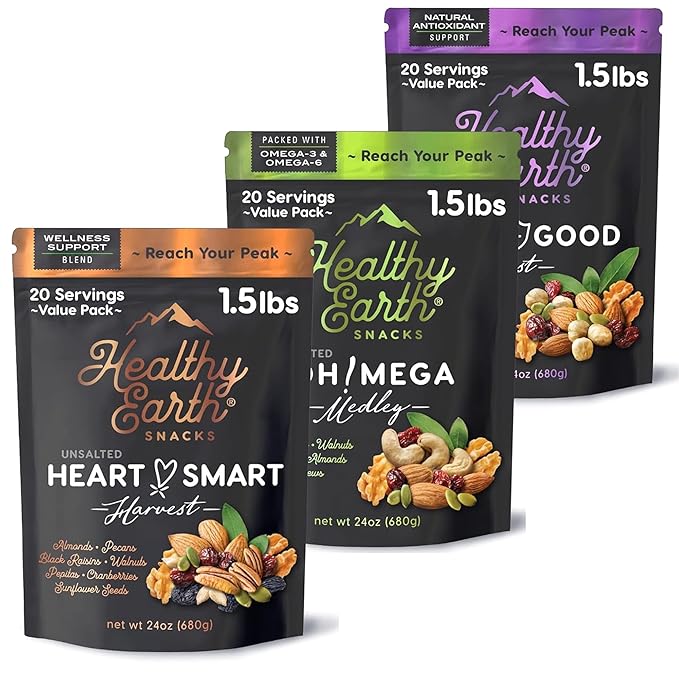 Mixed Nuts Unsalted | Trail Mix | Trail Mix without Peanuts | Sugar Free Snacks | Gourmet Snacks