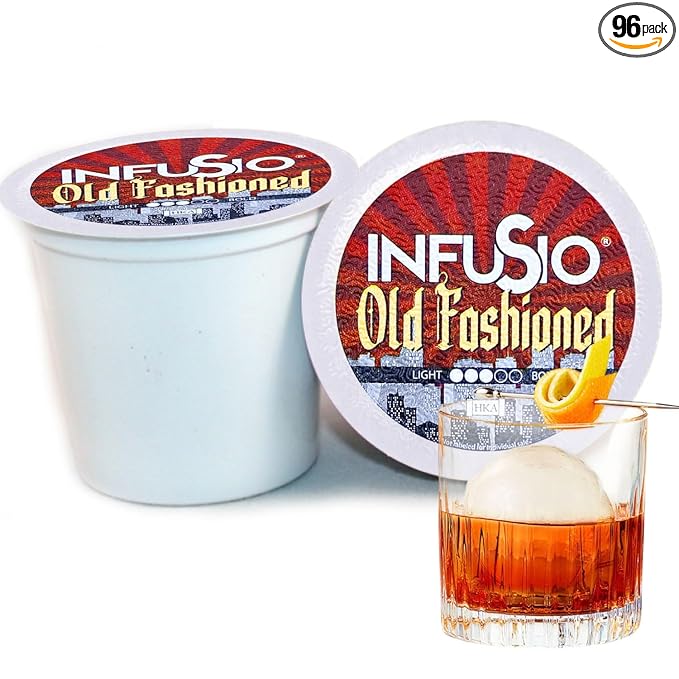 InfuSio Coffee Pods 96 Count Old Fashioned Flavored Medium Roast Single serve Coffee pods for